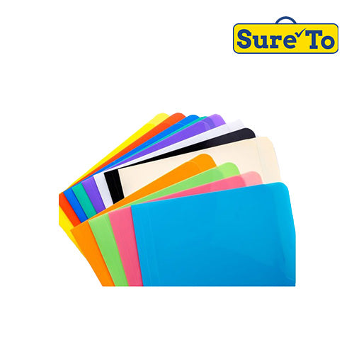 Folder Hard Plastic Assorted Color by 12's