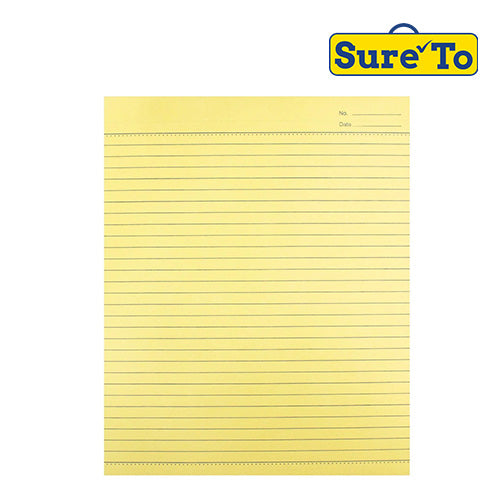 Yellow Pad Quiz Pad 80 Leaves