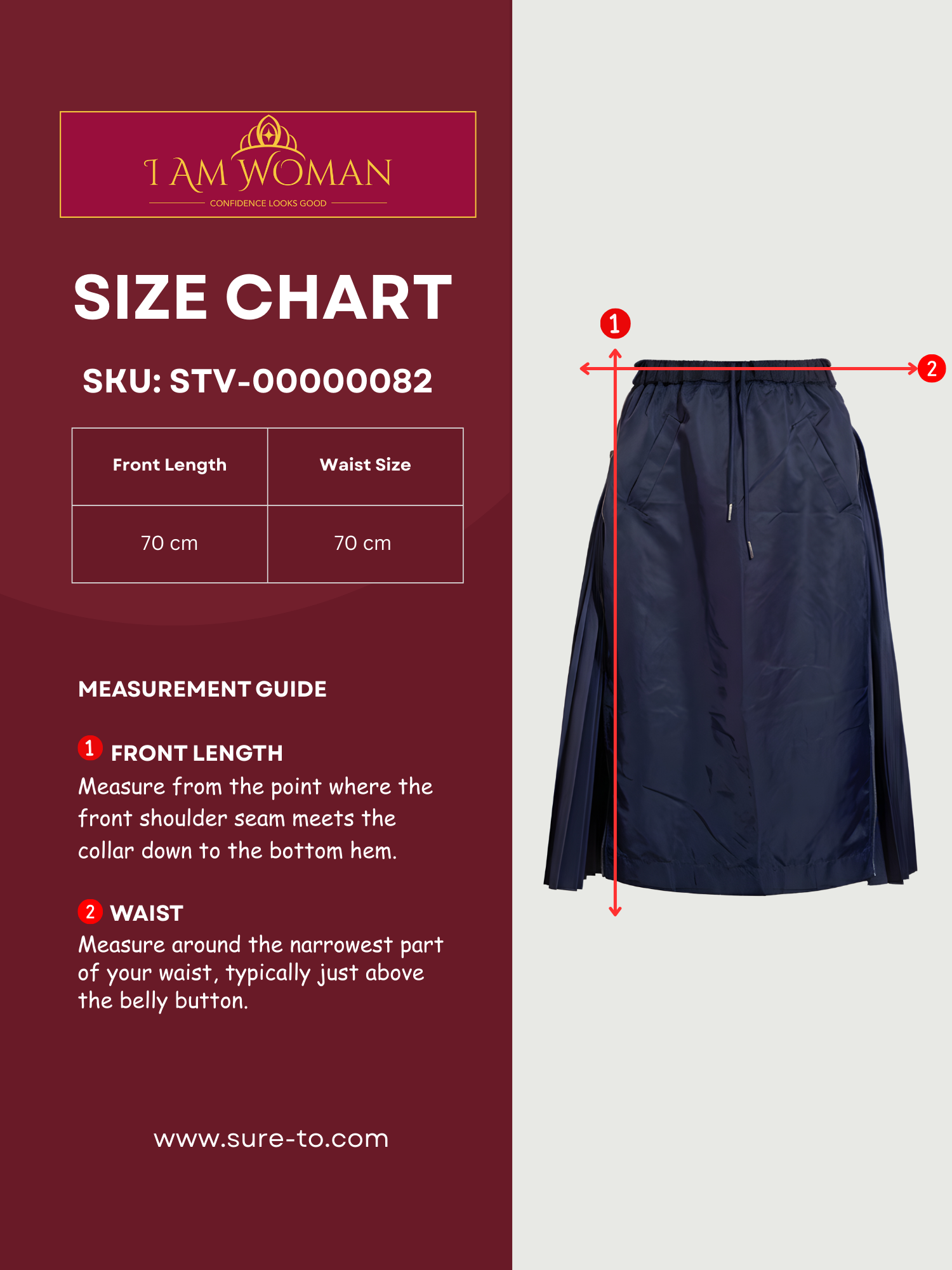 I Am Woman Navy Blue Tulle Skirt