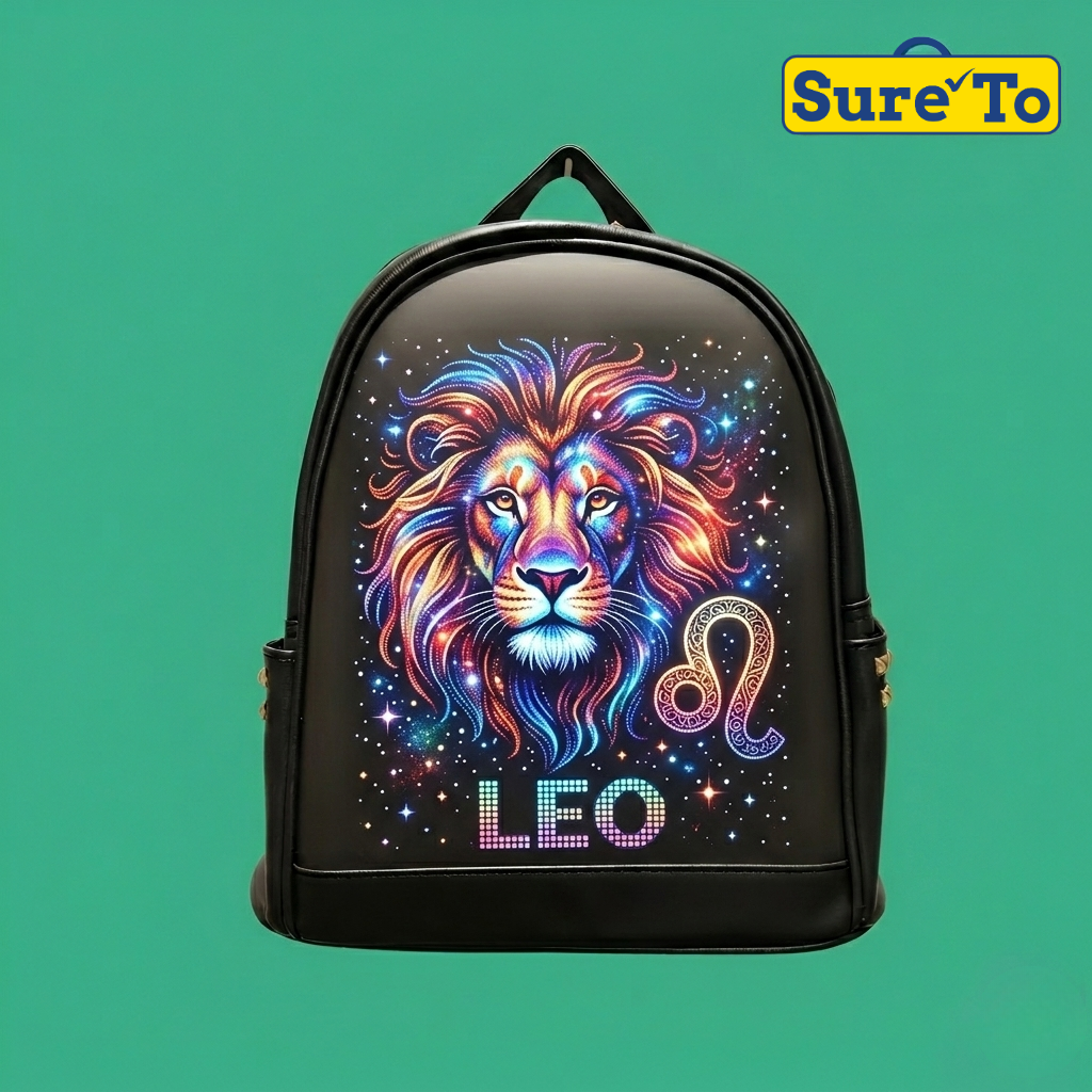 Sureto LED Backpack Designer Plain Black