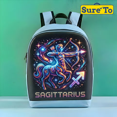 Sureto LED Backpack Medium Nylon Blue and Black with Black Lining Shoulder Strap