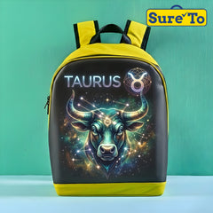 Sureto LED Bag Backpack Medium Nylon Neon Yellow with Black Lining Shoulder Strap