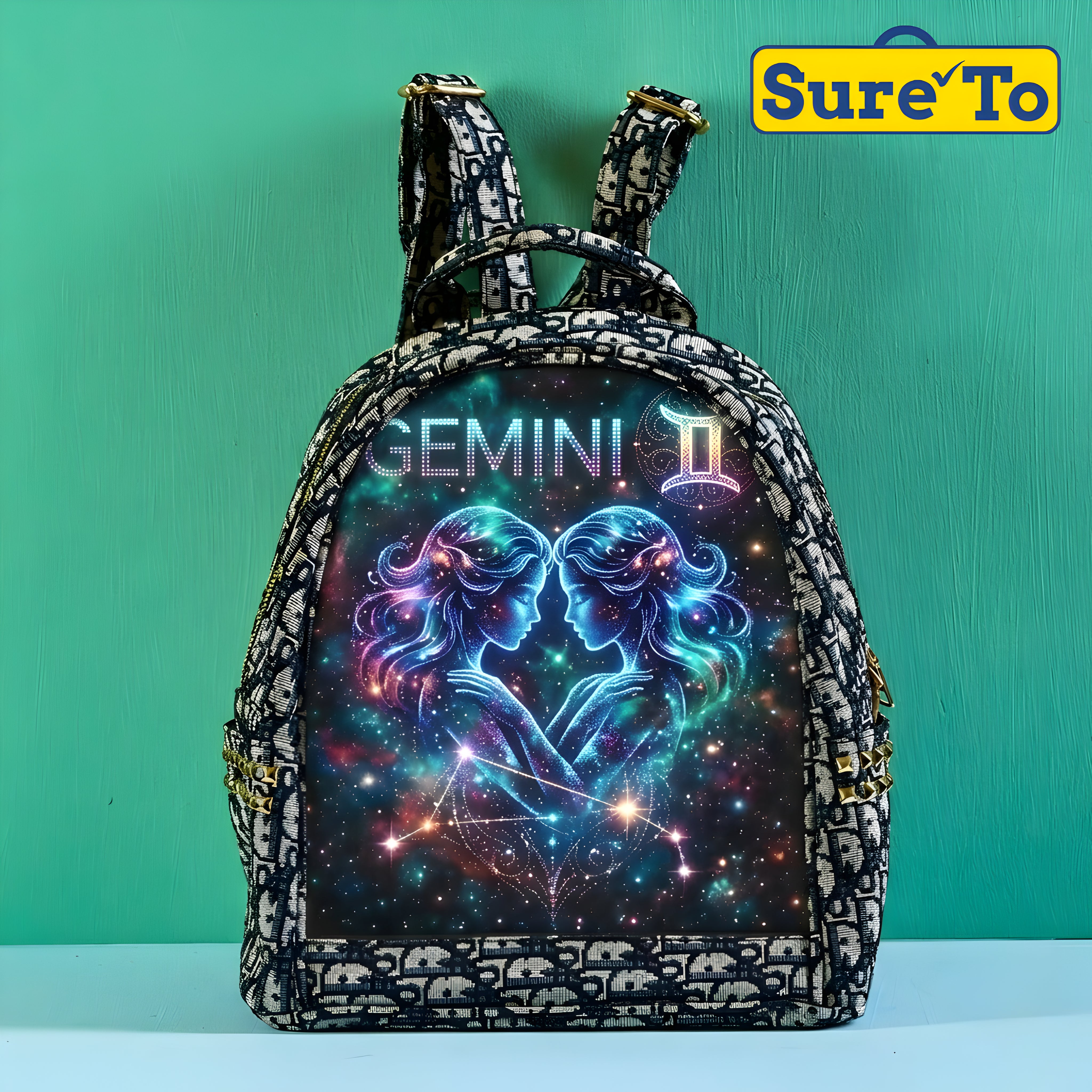 Sureto LED Backpack Designer Bag Hologram